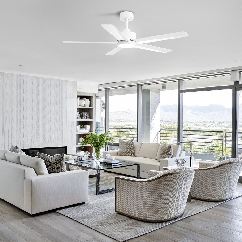 Breezary 65/52/42 5-Blatt-LED-Deckenventilator mit Beleuchtung und Fernbedienung