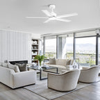 Breezary 65/52/42 5-Blatt-LED-Deckenventilator mit Beleuchtung und Fernbedienung