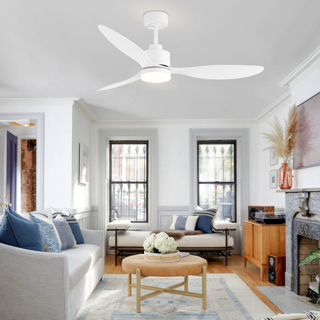 52-Zoll-LED-Deckenventilator mit Beleuchtung und Fernbedienung (3 Flügel)