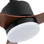 52-Zoll-LED-Deckenventilator mit Beleuchtung und Fernbedienung (3 Flügel)