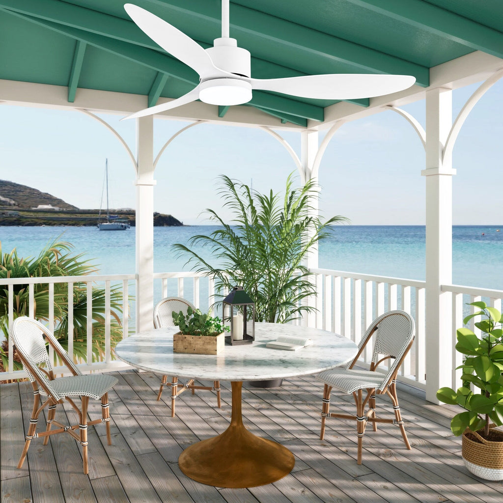 52-Zoll-LED-Deckenventilator mit Beleuchtung und Fernbedienung (3 Flügel)