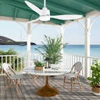 52-Zoll-LED-Deckenventilator mit Beleuchtung und Fernbedienung (3 Flügel)