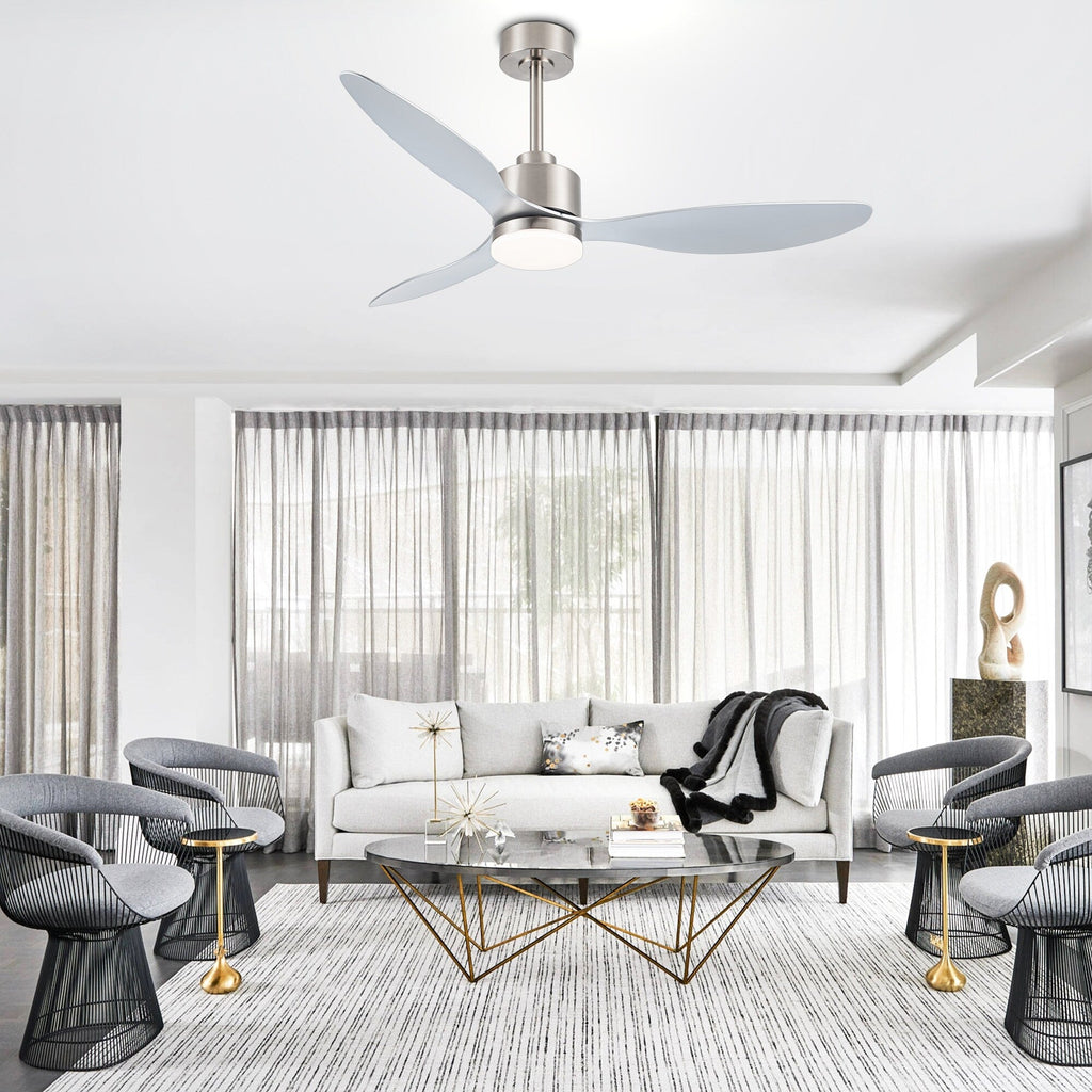 52-Zoll-LED-Deckenventilator mit Beleuchtung und Fernbedienung (3 Flügel)