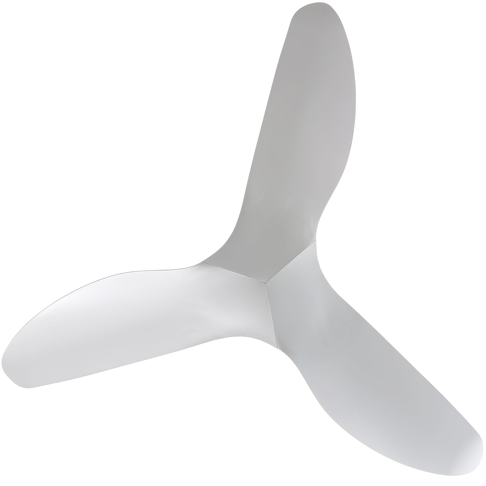 Moderner 52-Zoll-Deckenventilator aus Massivholz/ABS mit Fernbedienung (ohne Beleuchtung), 6 Windgeschwindigkeiten und umkehrbarer Luftstromrichtung