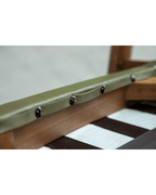 Halbmond-Ledersessel