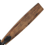 52-Zoll-Deckenventilator im Landhausstil mit Treibholzmuster, 5 Flügel, schwarzem Käfig und Fernbedienung