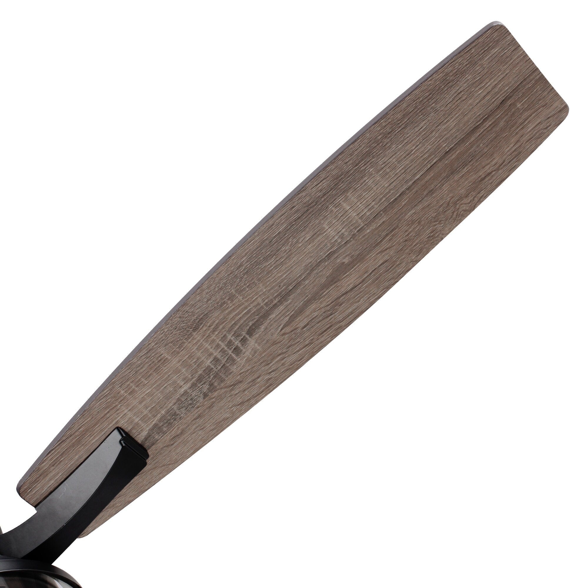 52-Zoll-Deckenventilator aus rustikalem schwarzem Holz mit 5 Flügeln und Fernbedienung