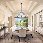 54-Zoll-Rundwagenrad-Kronleuchter mit 24 Leuchten