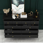 55,1 cm breite Doppel-Schlafzimmerkommode mit Schubladen