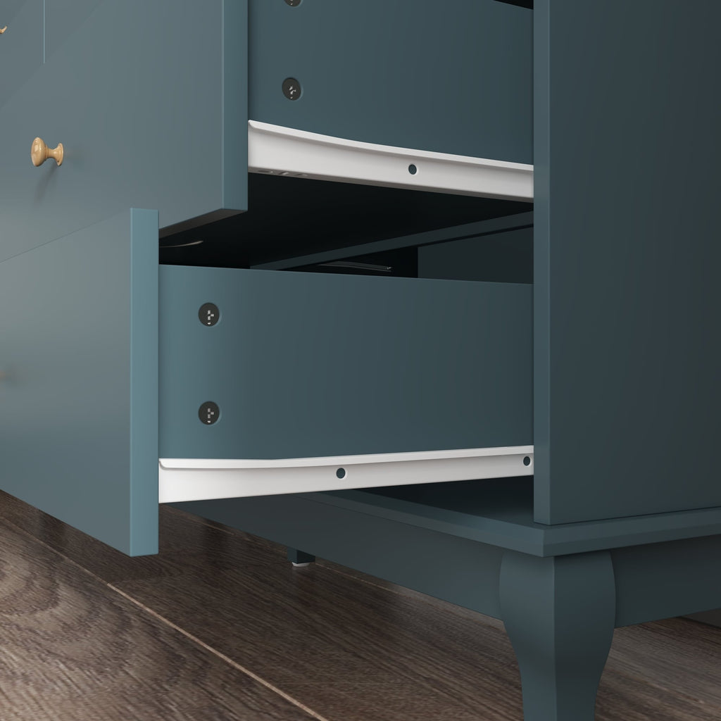 55,1 cm breite Doppel-Schlafzimmerkommode mit Schubladen