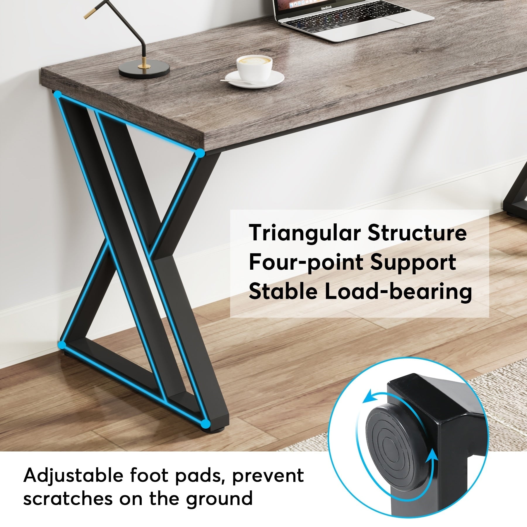 55 Schwerlast-Computertisch, Bürotisch