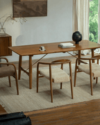 Crescent Shearling Stuhl