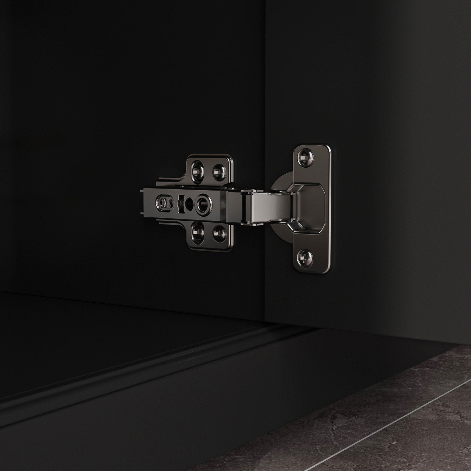 59,1'' Sideboard Buffet Weiß Mid-Century Modern Zeitgenössisch Lackiert