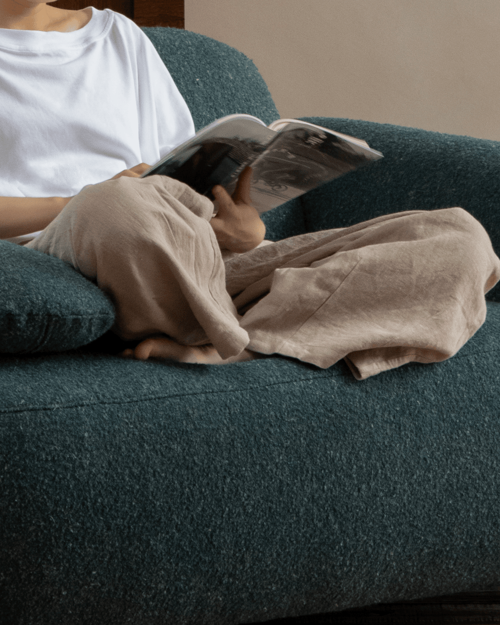 Gestein Bouclé Sessel