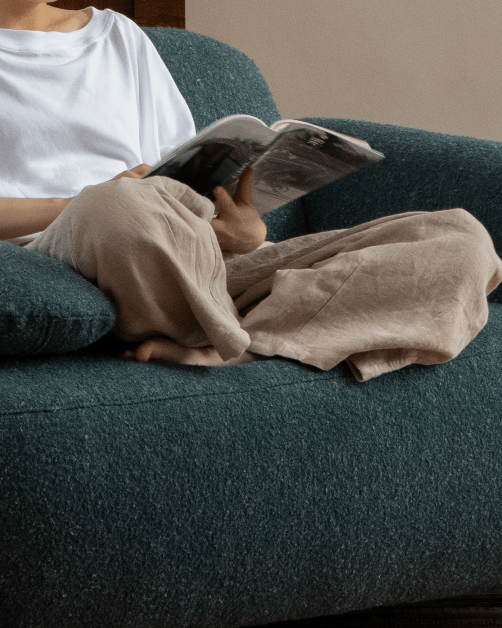 Gestein Bouclé Sessel