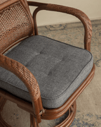 Gakusha Rattan-Drehstuhl