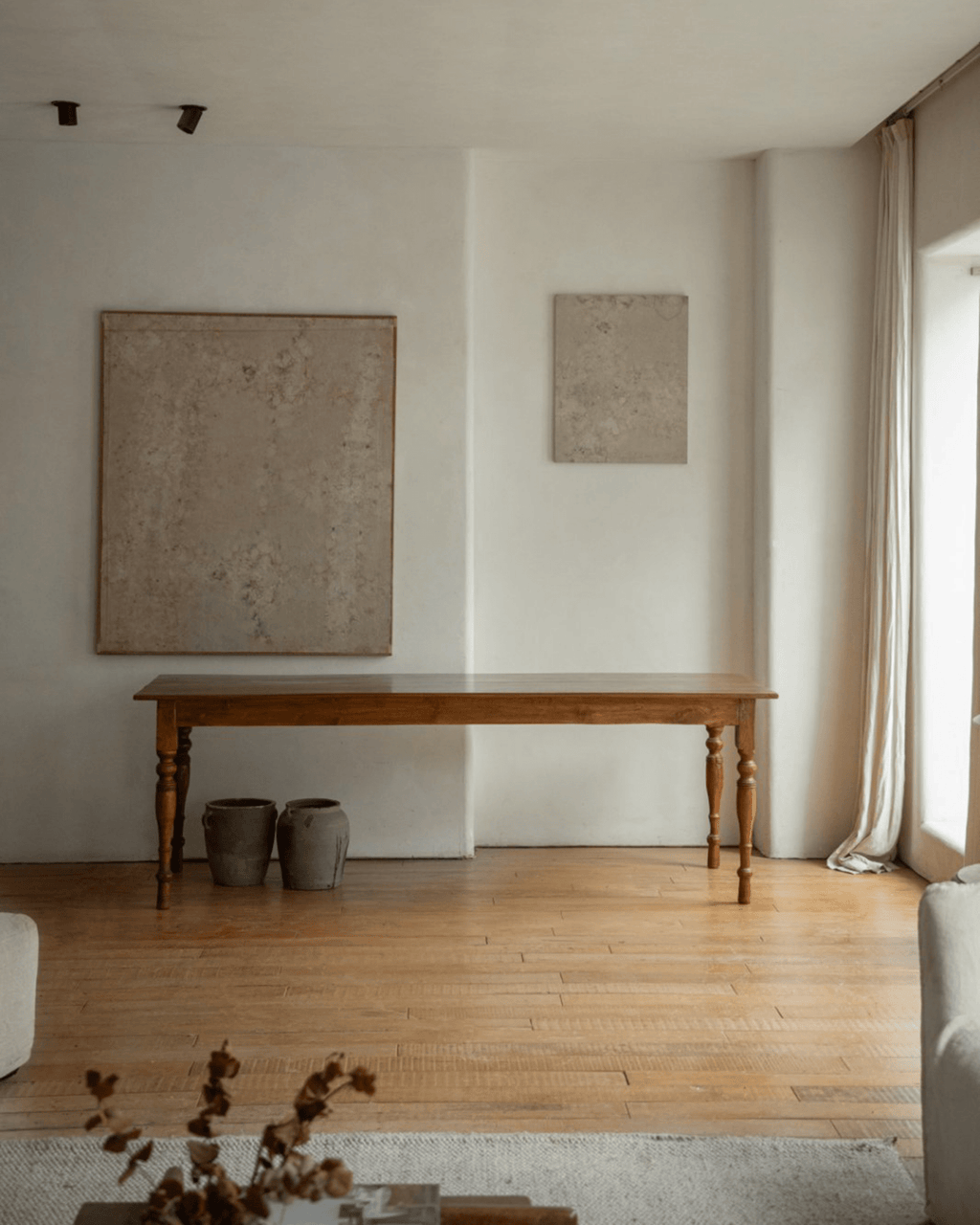 Indonesische Vintage-Teakholztische