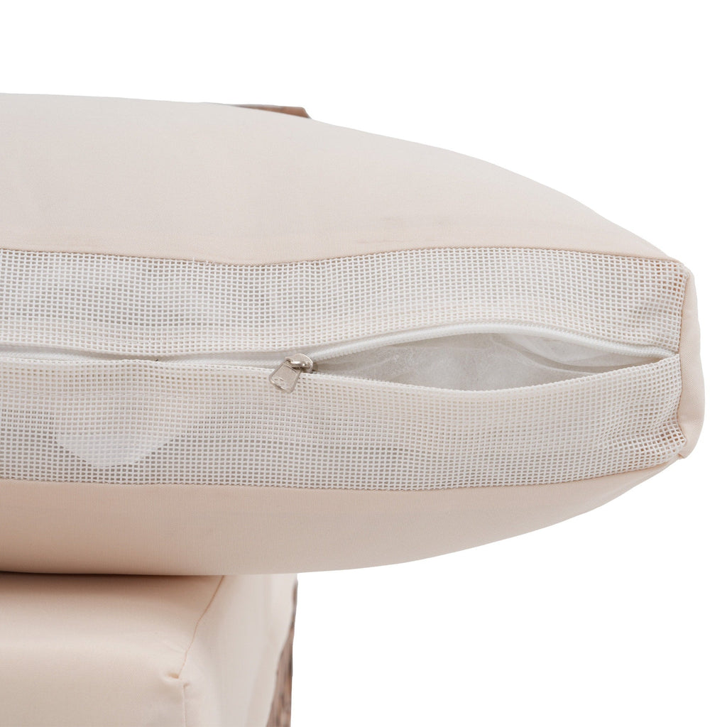 6-Personen-Gartensitzgruppe mit Kissen