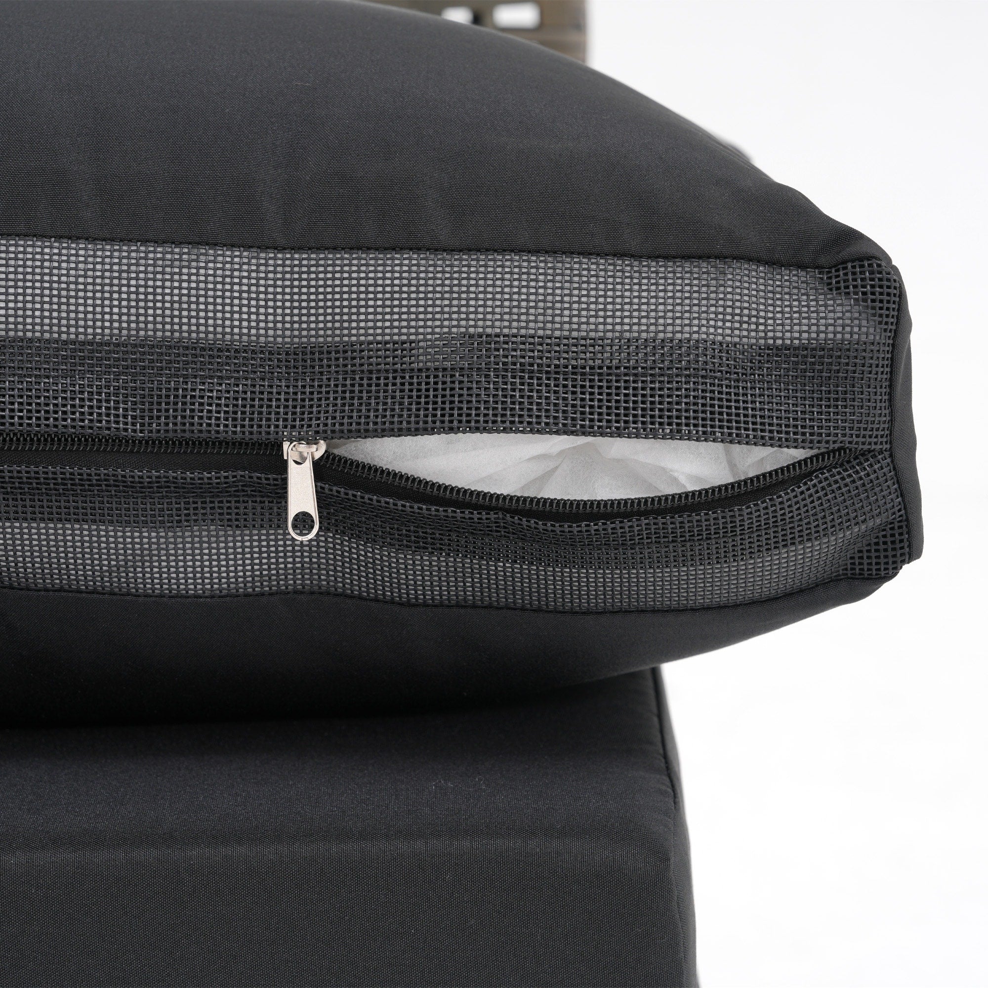 6-Personen-Gartensitzgruppe mit Kissen