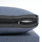 6-Personen-Gartensitzgruppe mit Kissen