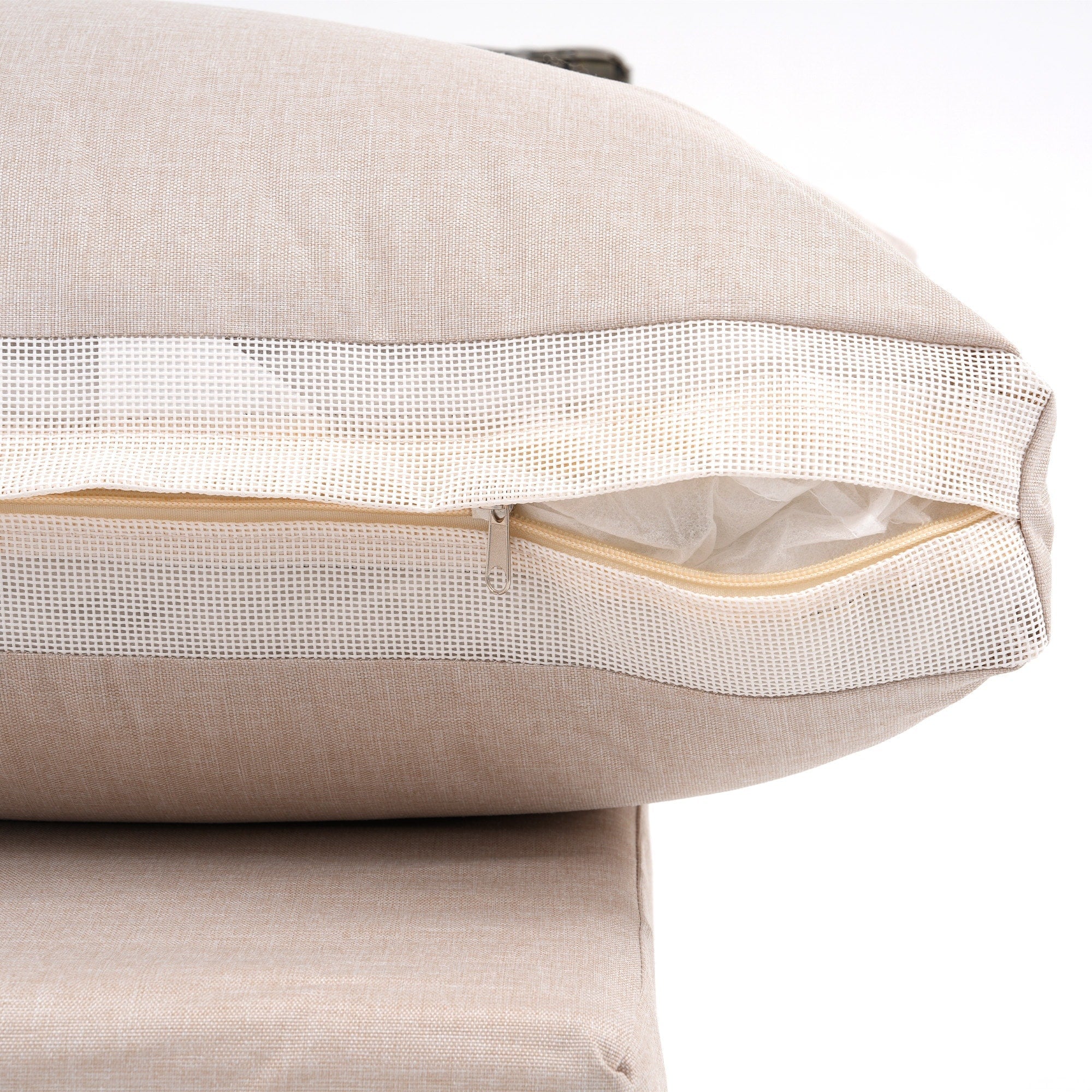 6-Personen-Gartensitzgruppe mit Kissen