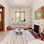 Minimalistischer Kronleuchter mit 6 Leuchten, 162,5 cm (64 Zoll), in Mattschwarz/Gold/Chrom – Nicht verfügbar