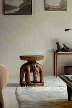 Tribal-Skulpturen-Beistelltisch