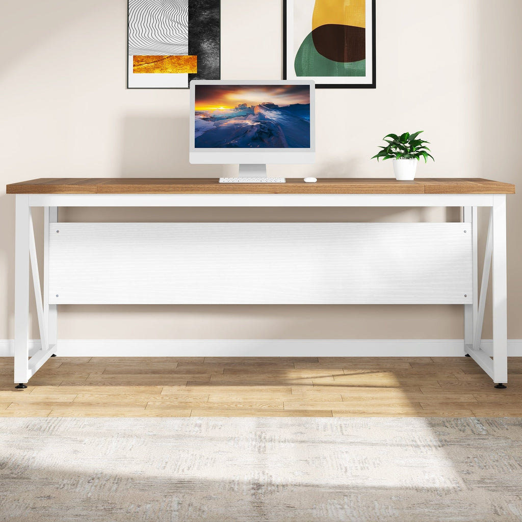 63-Zoll-L-förmiger Computertisch mit 47-Zoll-Aktenschrank, Schreibtisch-Set für das Homeoffice