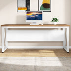 63-Zoll-L-förmiger Computertisch mit 47-Zoll-Aktenschrank, Schreibtisch-Set für das Homeoffice