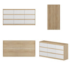 63W 9-Schubladen-Kommode, Akzentkommode für Wohnzimmer und Schlafzimmer