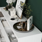 63W 9-Schubladen-Kommode, Akzentkommode für Wohnzimmer und Schlafzimmer