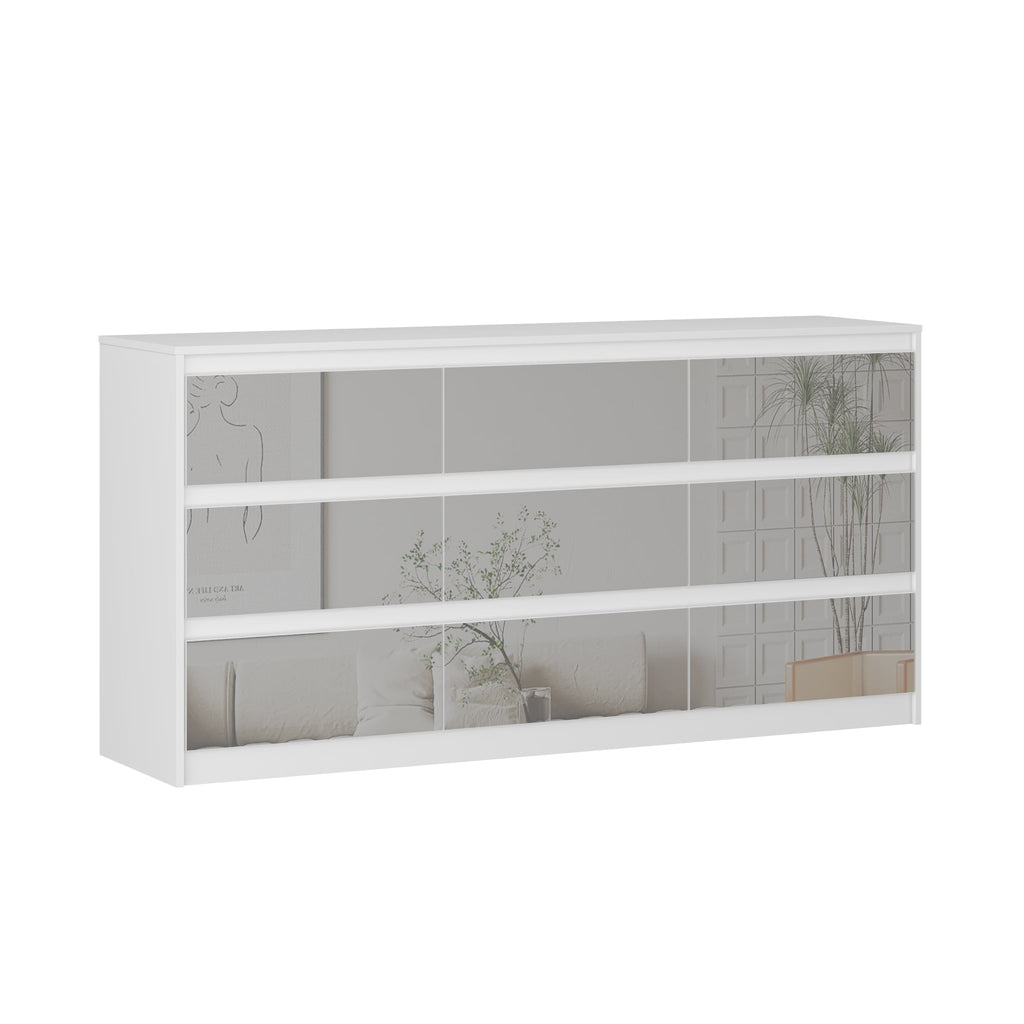 63W 9-Schubladen-Kommode, Akzentkommode für Wohnzimmer und Schlafzimmer