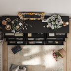 63W 9-Schubladen-Kommode, Akzentkommode für Wohnzimmer und Schlafzimmer