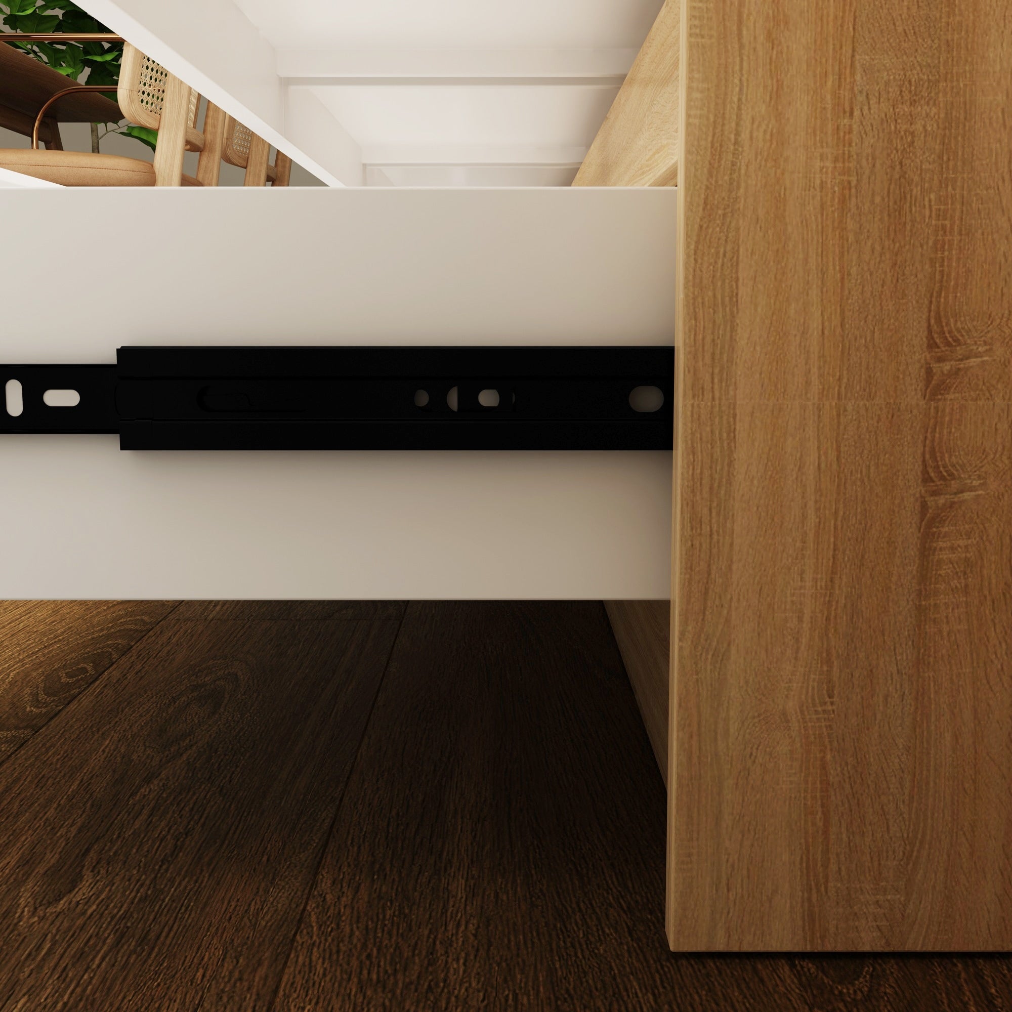 63W 9-Schubladen-Kommode, Akzentkommode für Wohnzimmer und Schlafzimmer