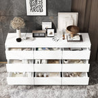 63W 9-Schubladen-Kommode, Akzentkommode für Wohnzimmer und Schlafzimmer