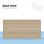 63W 9-Schubladen-Kommode, Akzentkommode für Wohnzimmer und Schlafzimmer