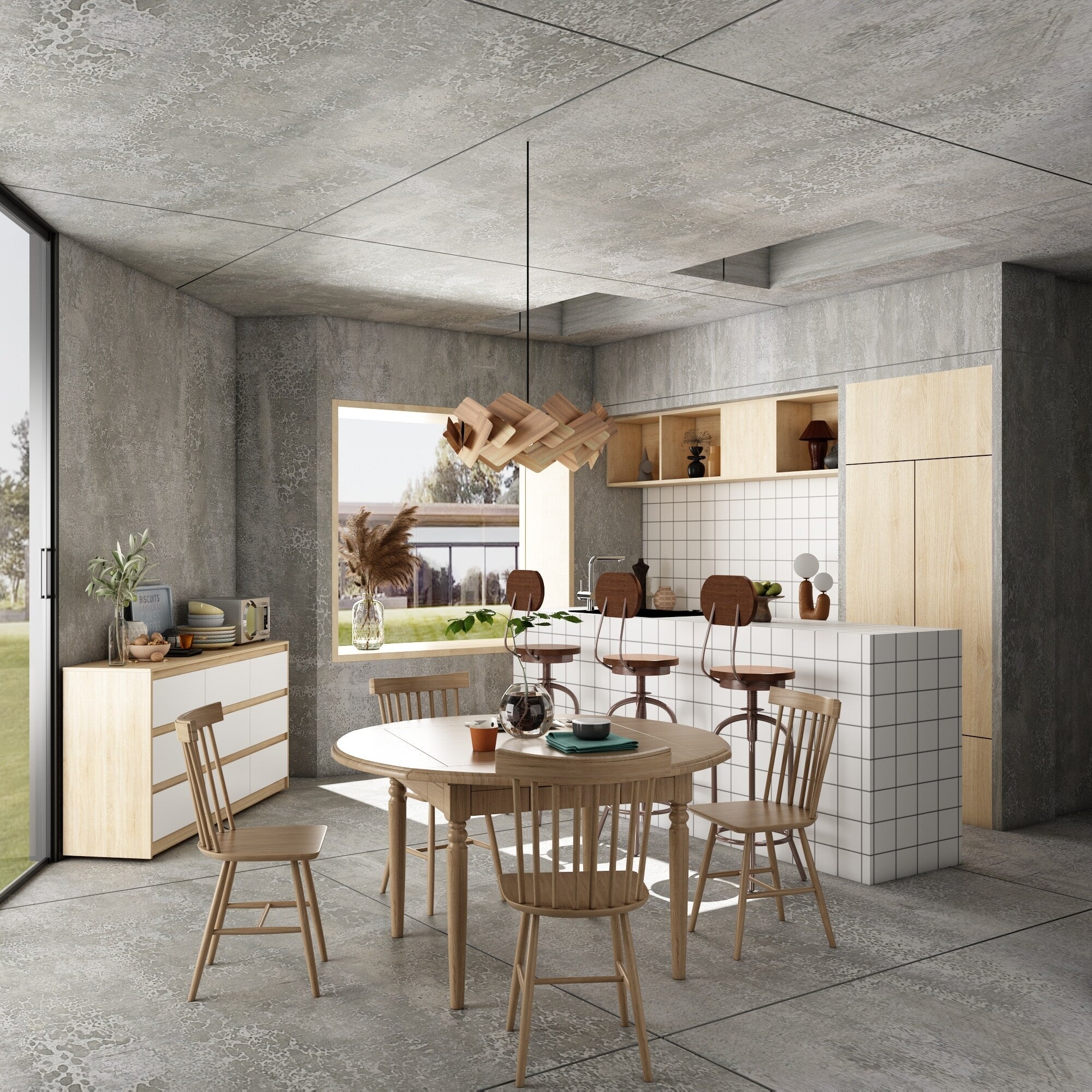 63W 9-Schubladen-Kommode, Akzentkommode für Wohnzimmer und Schlafzimmer