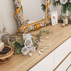 63W 9-Schubladen-Kommode, Akzentkommode für Wohnzimmer und Schlafzimmer