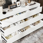 63W 9-Schubladen-Kommode, Akzentkommode für Wohnzimmer und Schlafzimmer