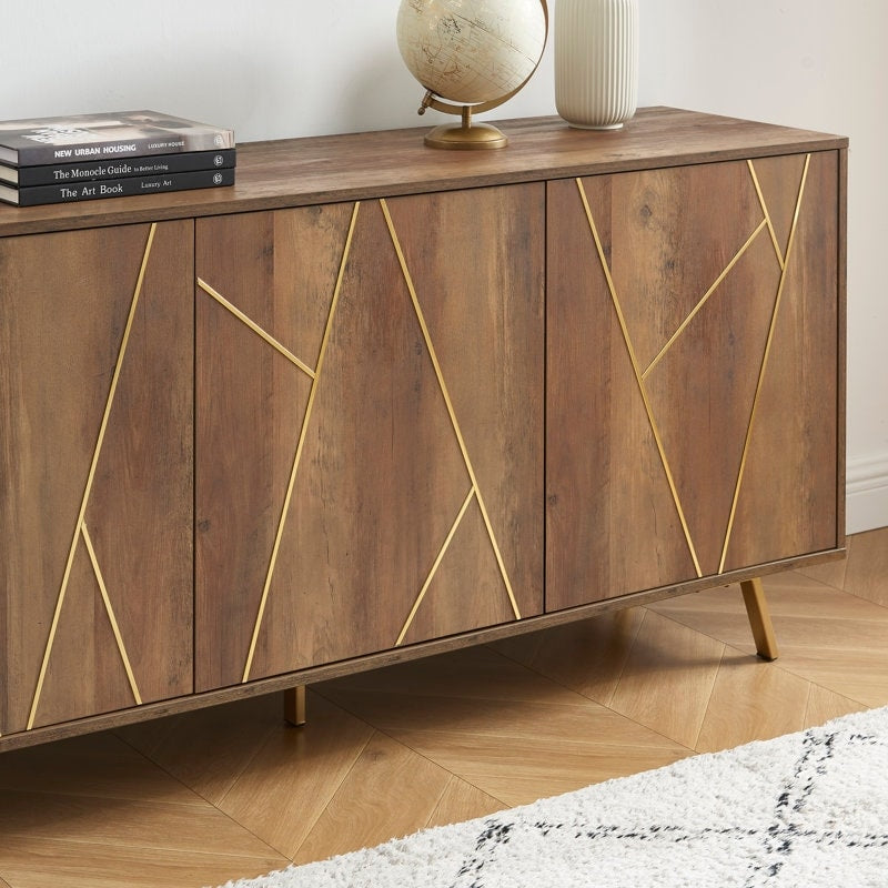 63'' B Holzbuffets und Sideboards Aufbewahrungsschrank