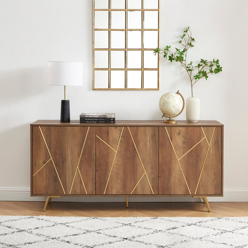 63'' B Holzbuffets und Sideboards Aufbewahrungsschrank