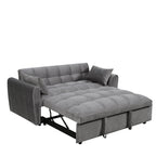 64,96 € Samt-Schlafsofa (3-in-1) mit verstellbarer Rückenlehne, Staufach und einer Tragkraft von 227 kg