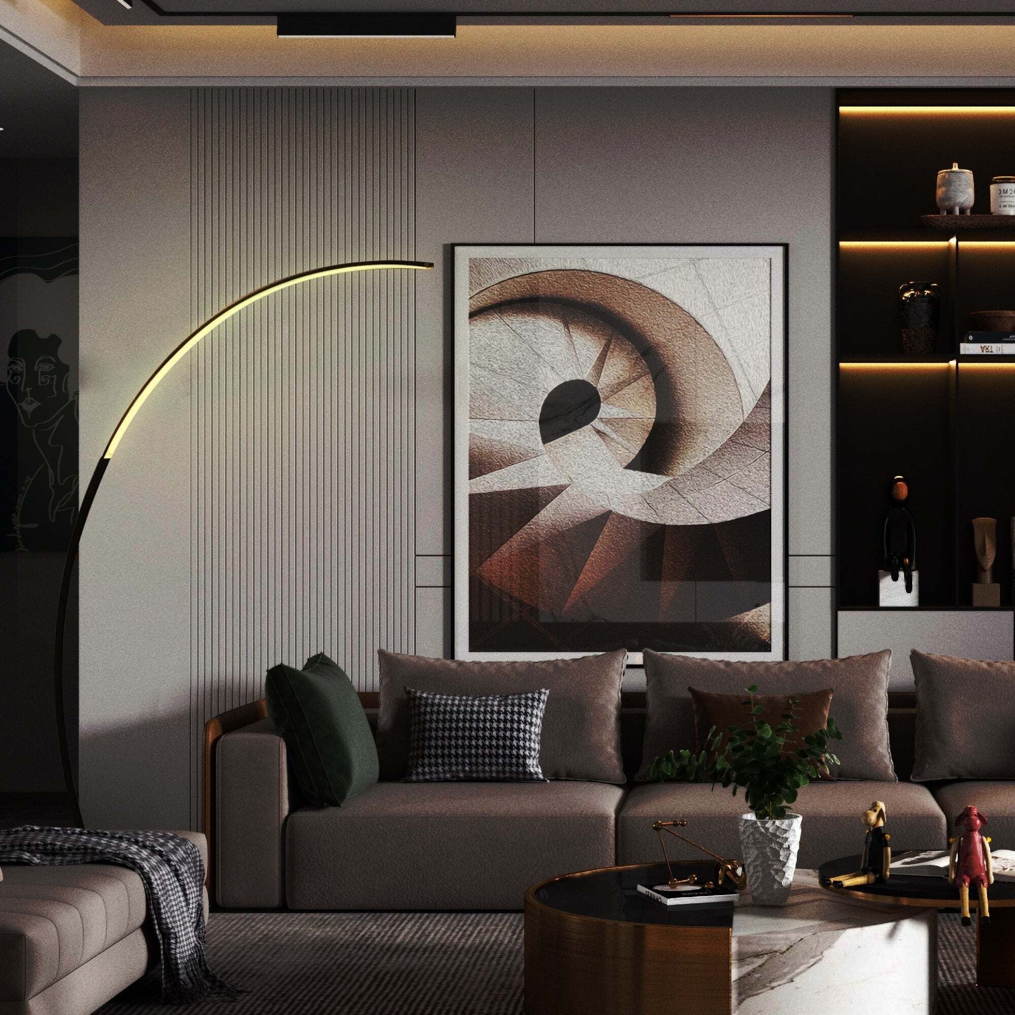 69 Dimmbare LED-Bogenstehleuchte - RGBW - Nicht verfügbar