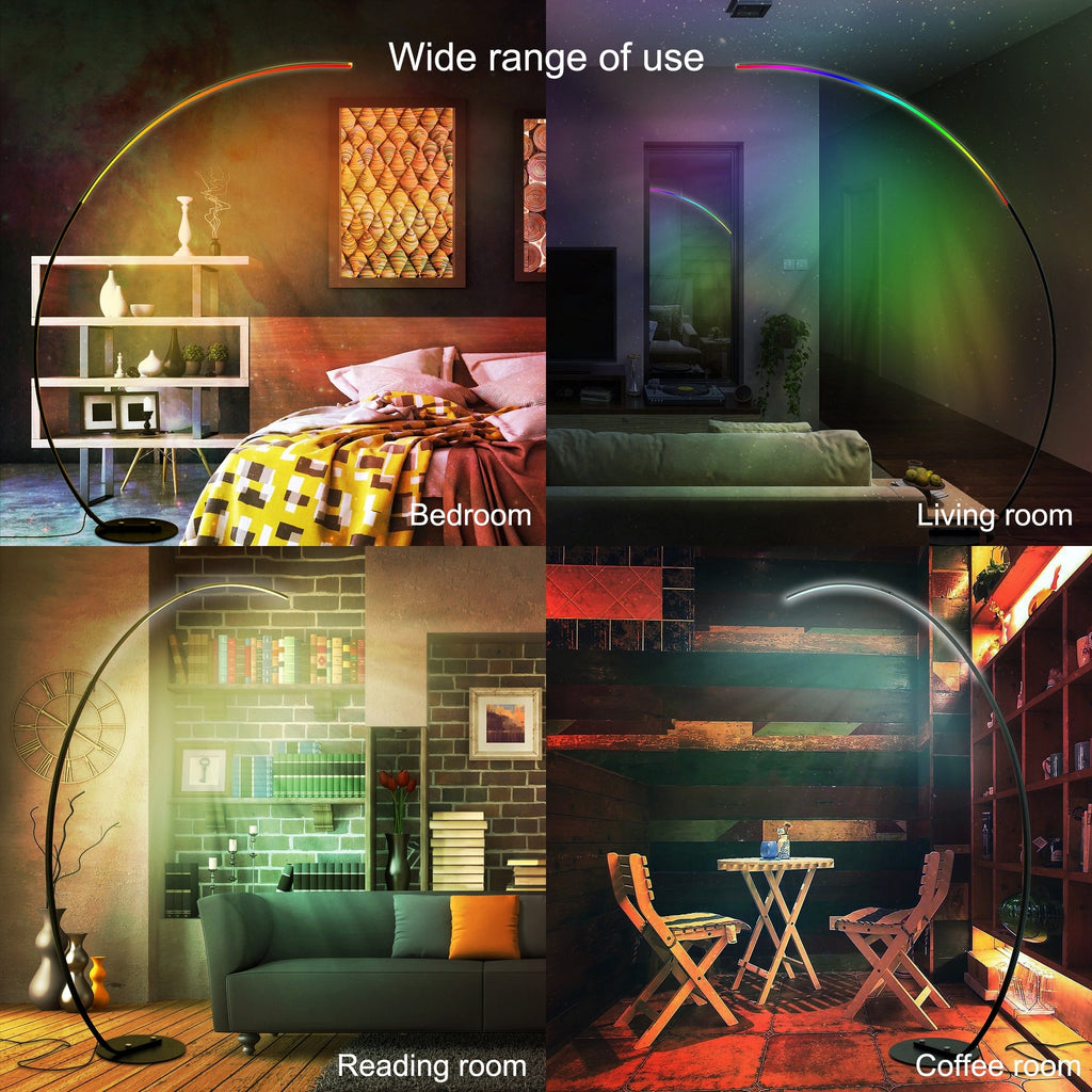 69 Dimmbare LED-Bogenstehleuchte - RGBW - Nicht verfügbar