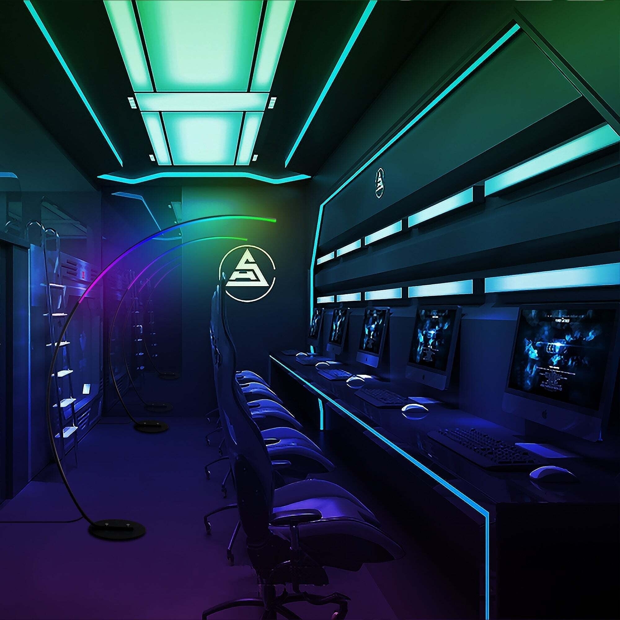 69 Dimmbare LED-Bogenstehleuchte - RGBW - Nicht verfügbar