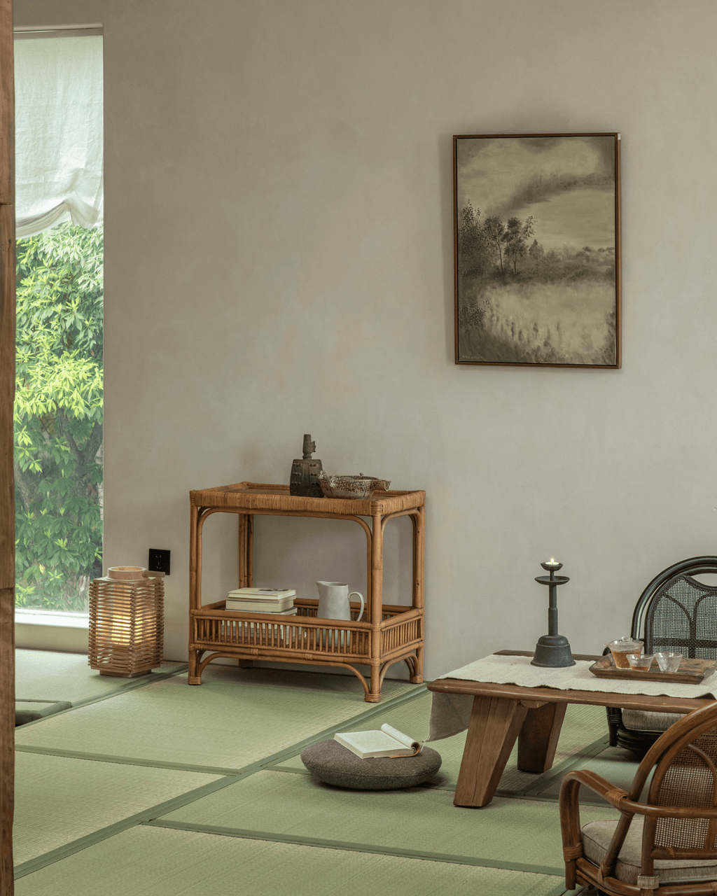 Kaeo Rattan Beistelltisch