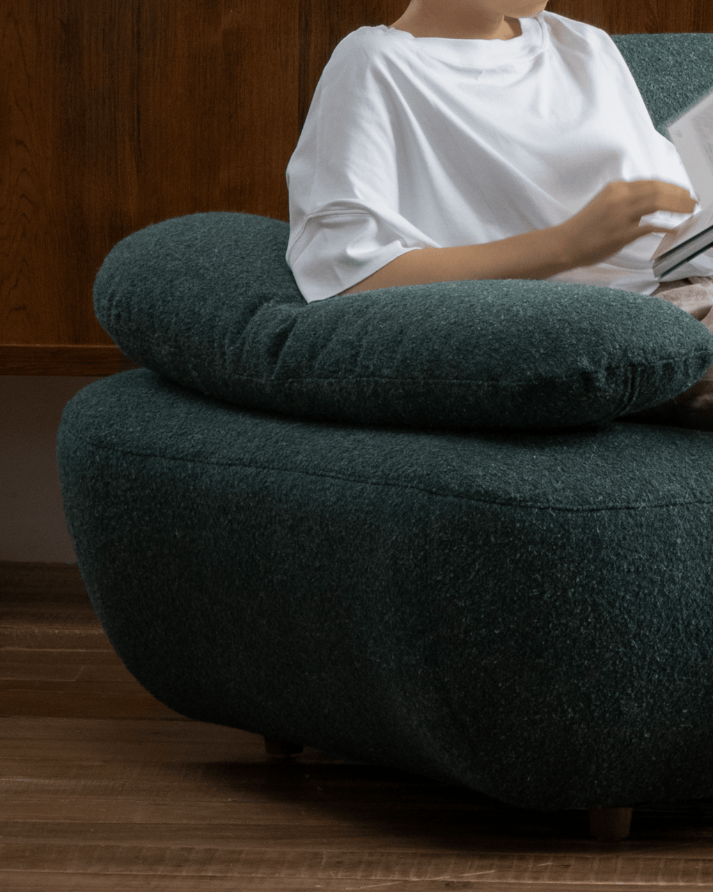 Gestein Bouclé Sessel