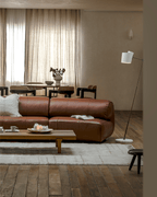 Wave Nappa Ledersofa