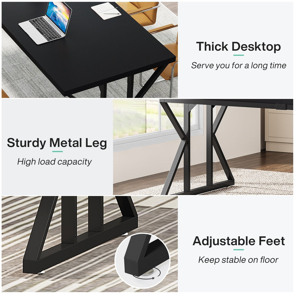 70,8-Zoll-Chefschreibtisch, großer Computerarbeitsplatz