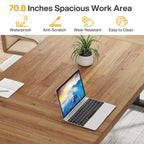 70,8-Zoll-Chefschreibtisch, großer Computerarbeitsplatz